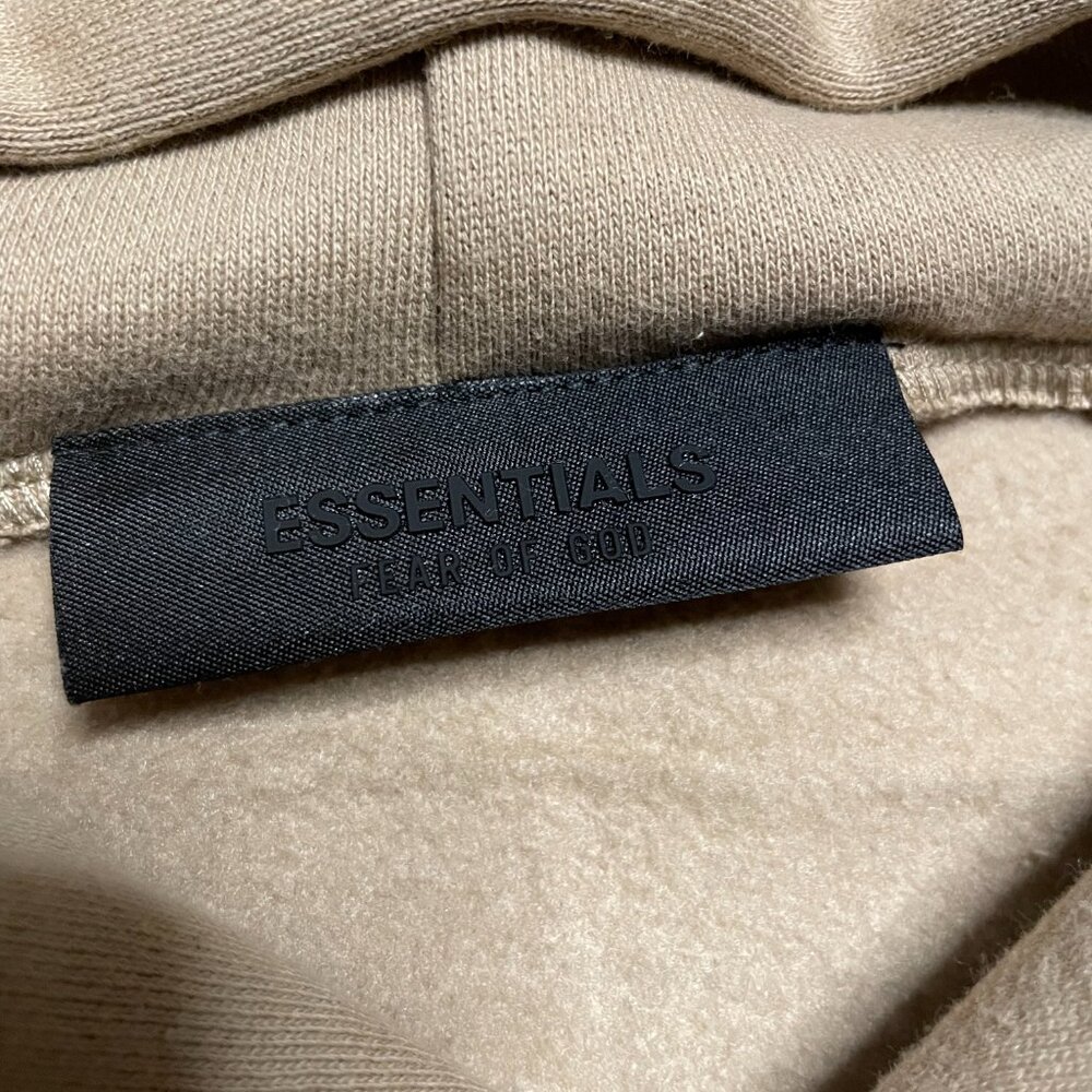 FOG - Fear of God Essentials Desert Sand Fleece Hoodie - (READ DESCRIPTION) - Picture 8 of 11